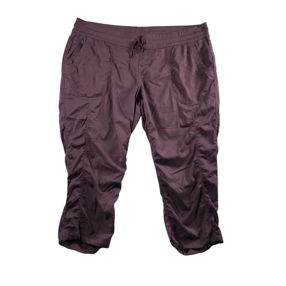 The North Face Aphrodite 2.0 Capri Pants Purple Mauve XXXL Plus Size Hiking